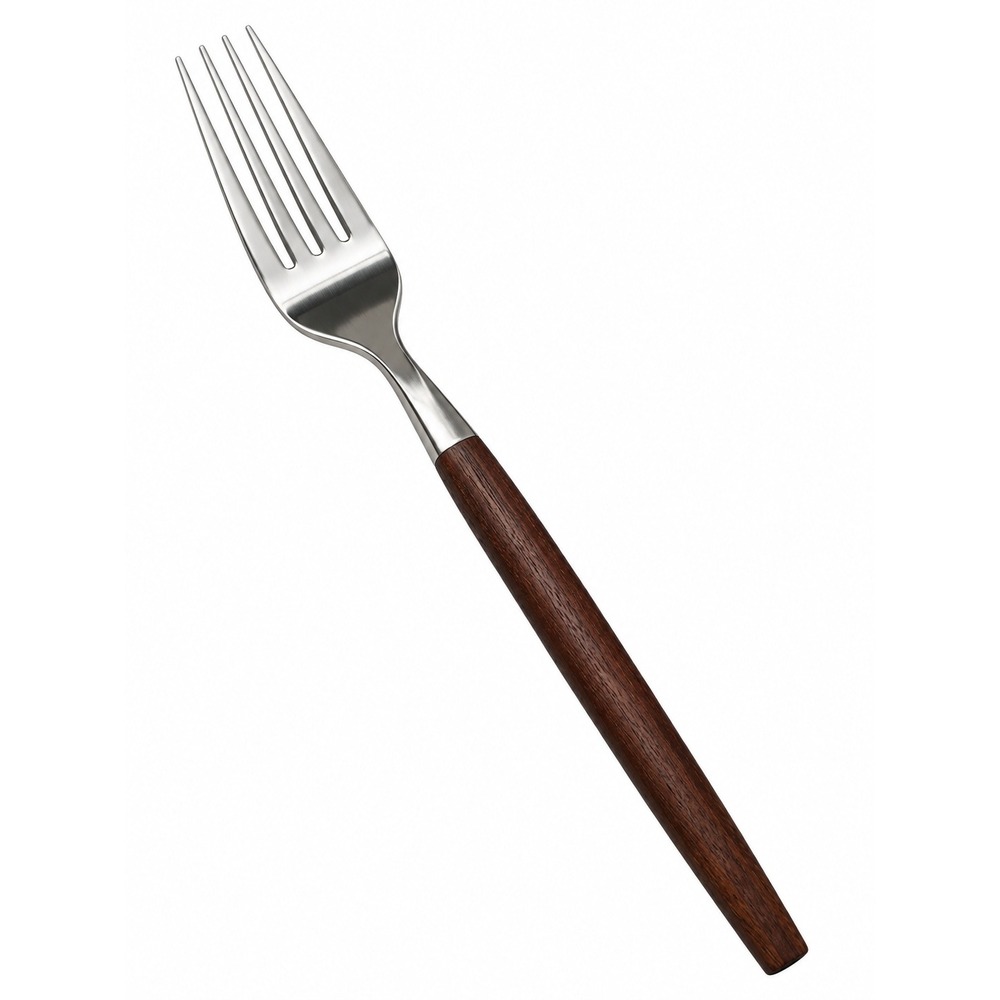 (1) Vintage Epic Forged Stainless Steel Japan Flatware LONG FORK Canoe